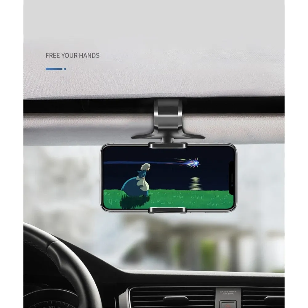 3 in 1 Car GPS Smartphone Holder: Dashboard / Visor Clamp   AC Grid Clip for Sharp Aquos Xx 304SH - Black