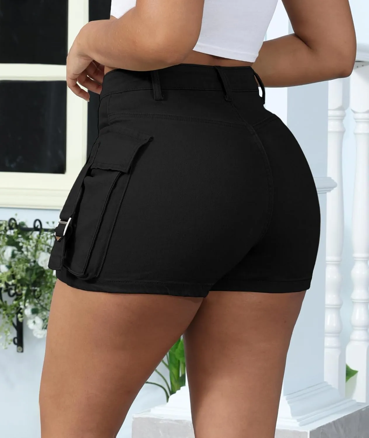 Agenlulu Denim Skort for Women Dressy Casual Mini Cargo Skorts Skirts High Waisted Jean Skirts Shorts with Pockets