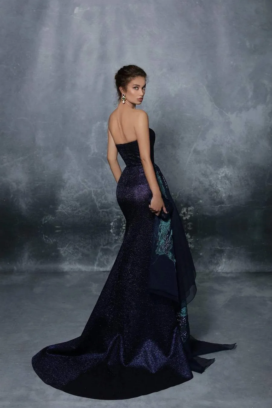 Aroura Black Evening Dress