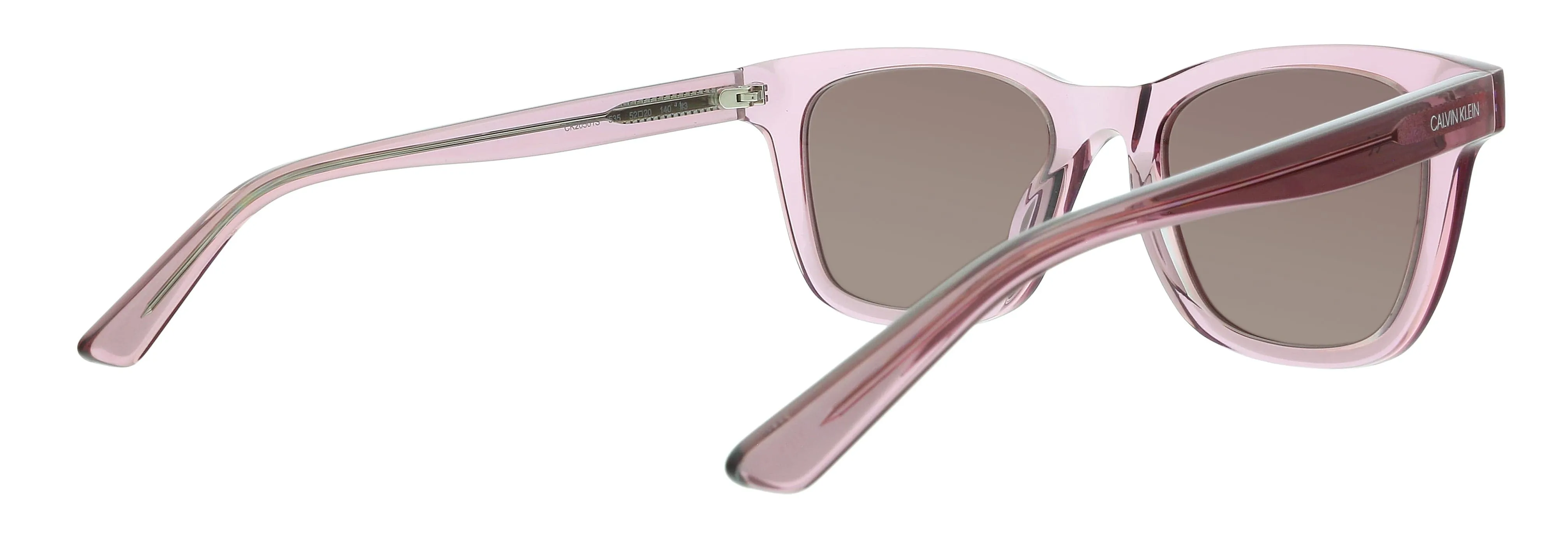 Calvin Klein CK20501S 535 Crystal Mauve/Rose Aviator Sunglasses