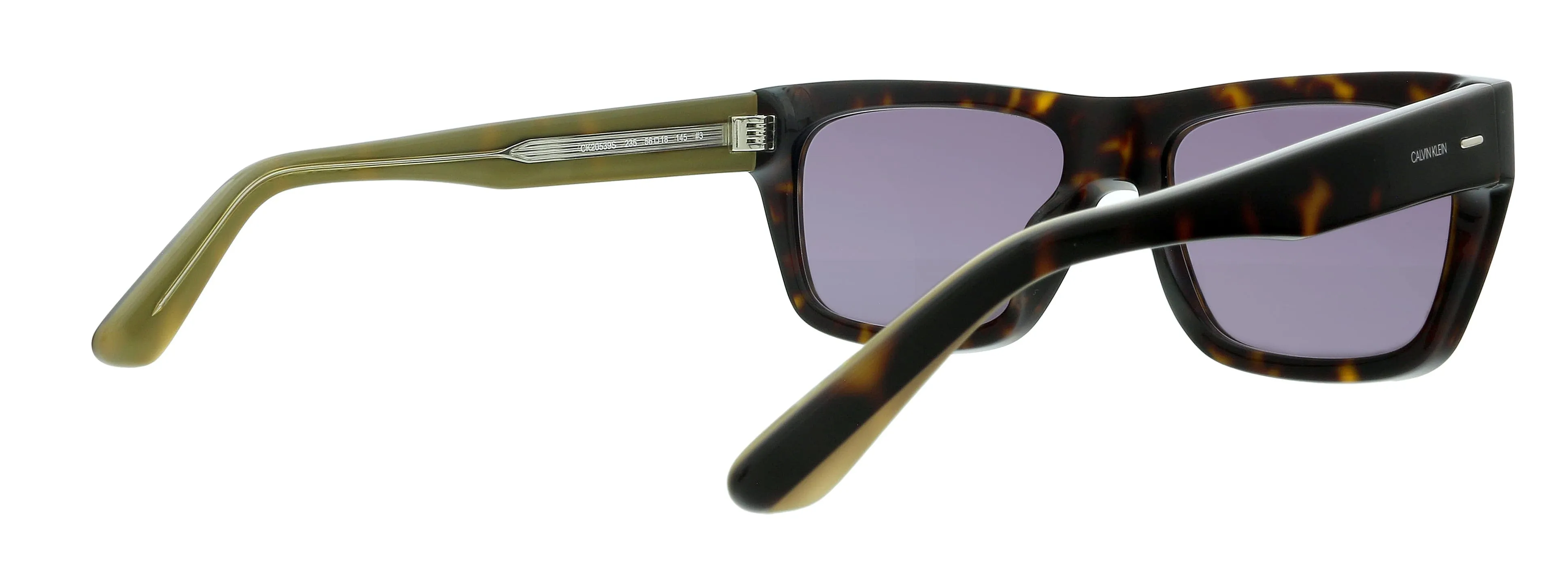 Calvin Klein CK20539S 235 Dark Tortoise Rectangle Sunglasses