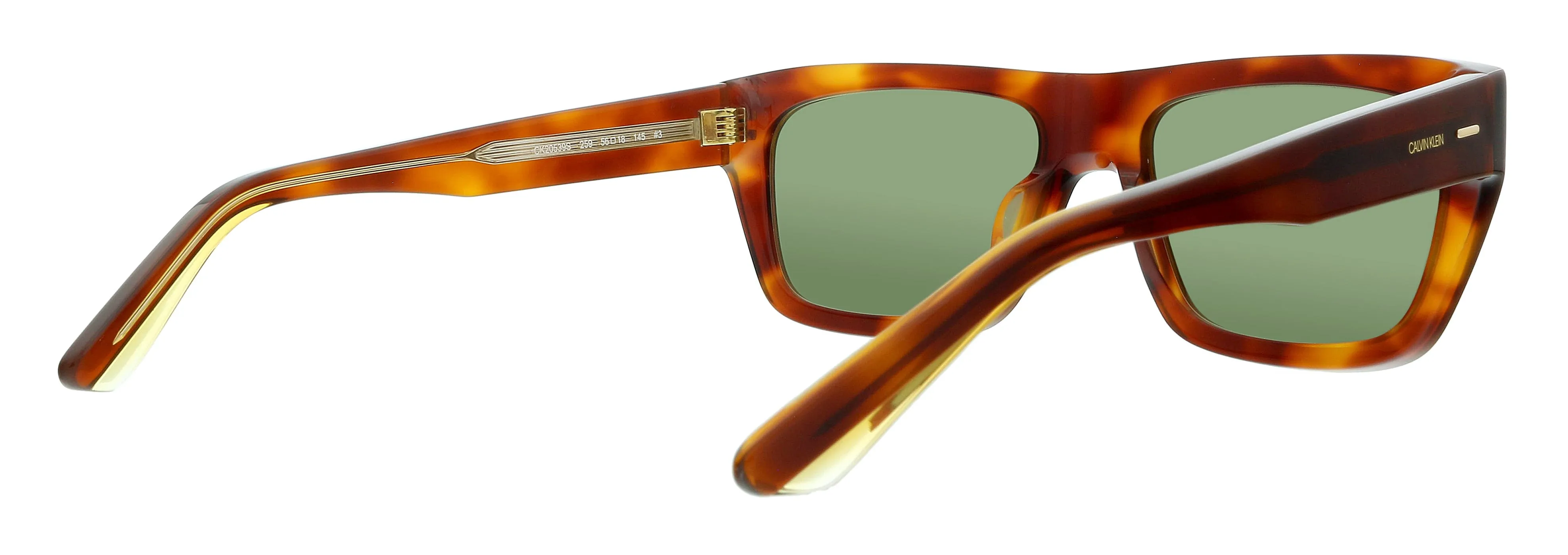 Calvin Klein CK20539S 259 Honey Tortoise Rectangle Sunglasses