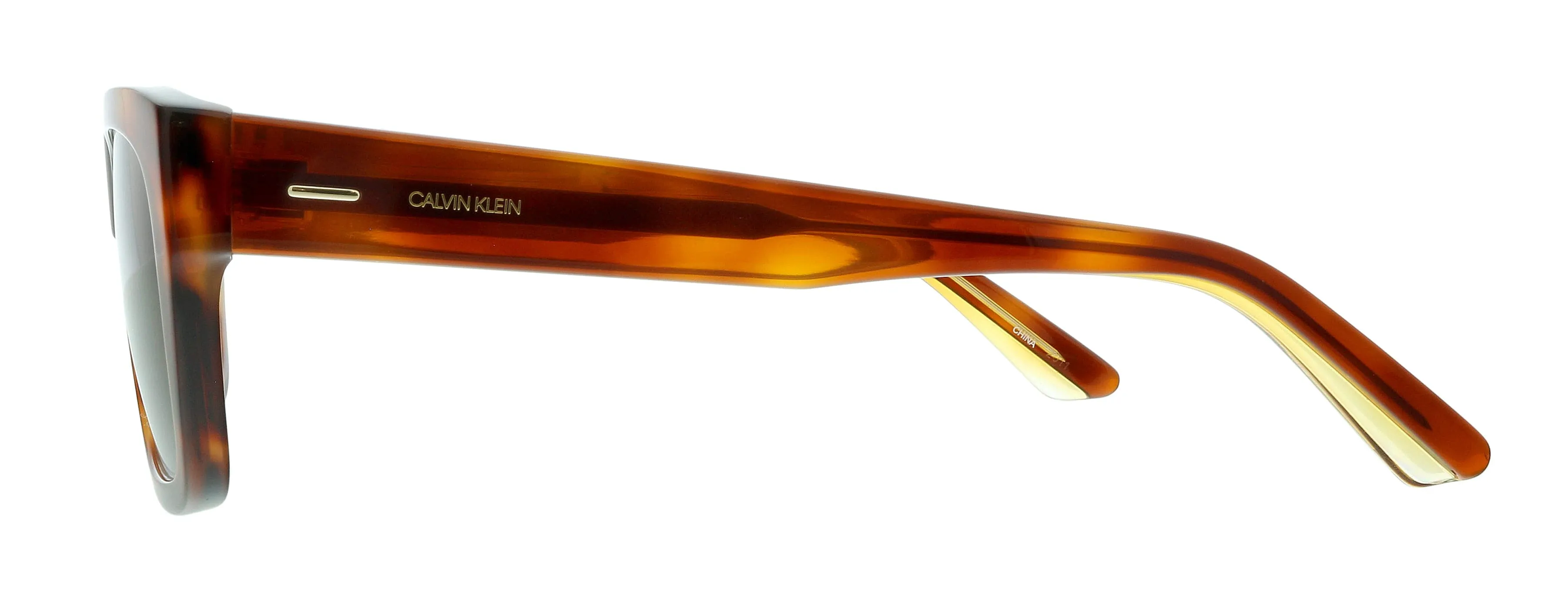Calvin Klein CK20539S 259 Honey Tortoise Rectangle Sunglasses