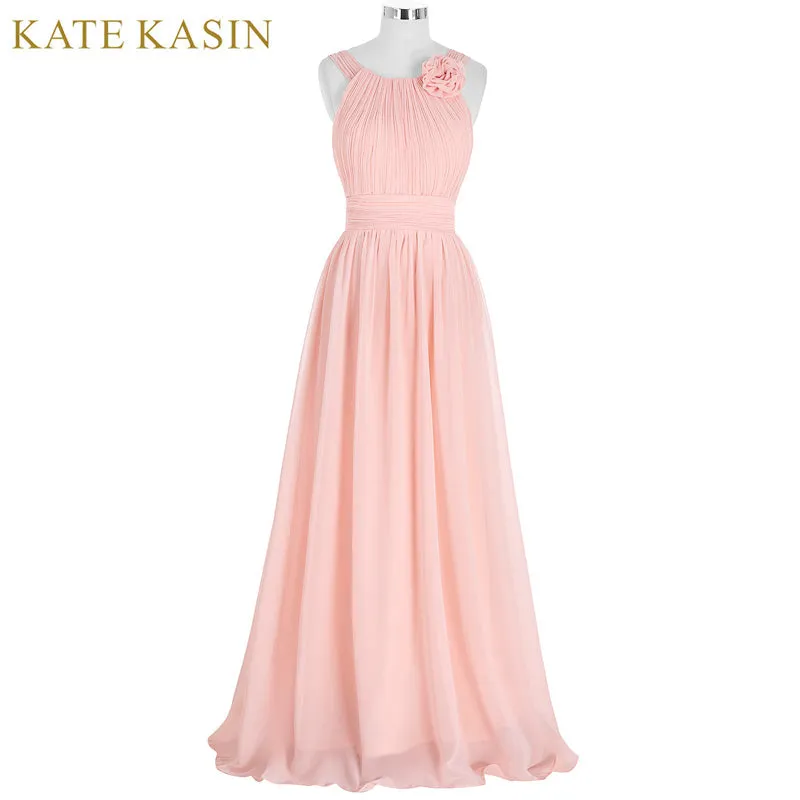 Elegant Pink Bridesmaid Dress