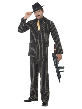 Gold Pinstripe Gangster Costume