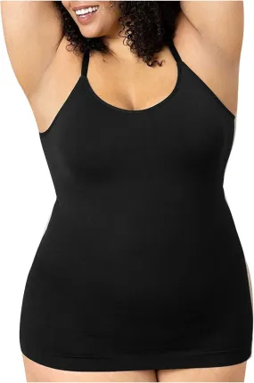 HGps8w Plus Size Women Seamless Classic Camisole Ladies Adjustable Spaghetti Strap Basic Long Cami Tunic Tank Top