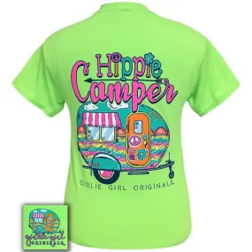 HIPPIE CAMPER NEON GREEN SHIRT