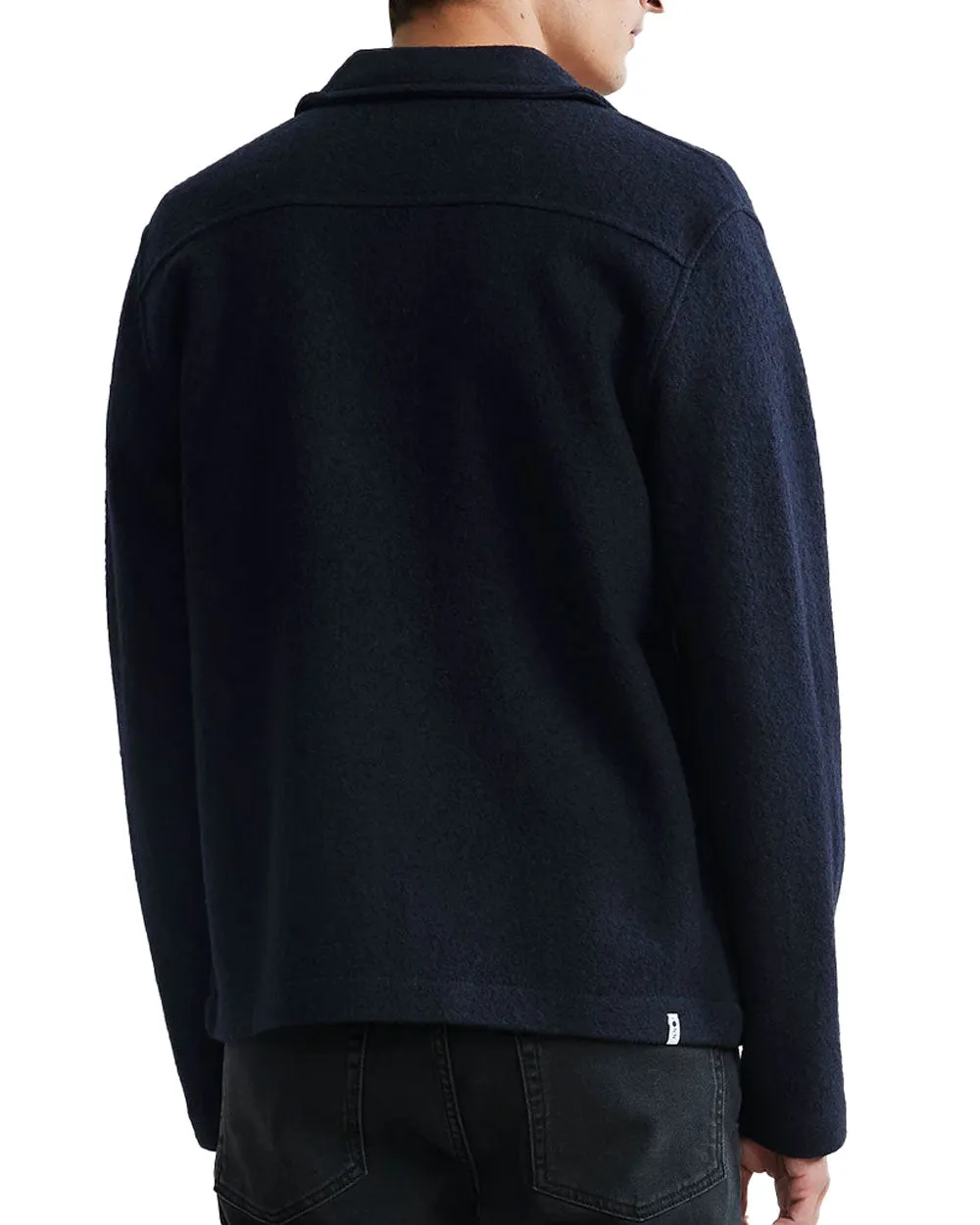 Navy Blue Wool Jacket