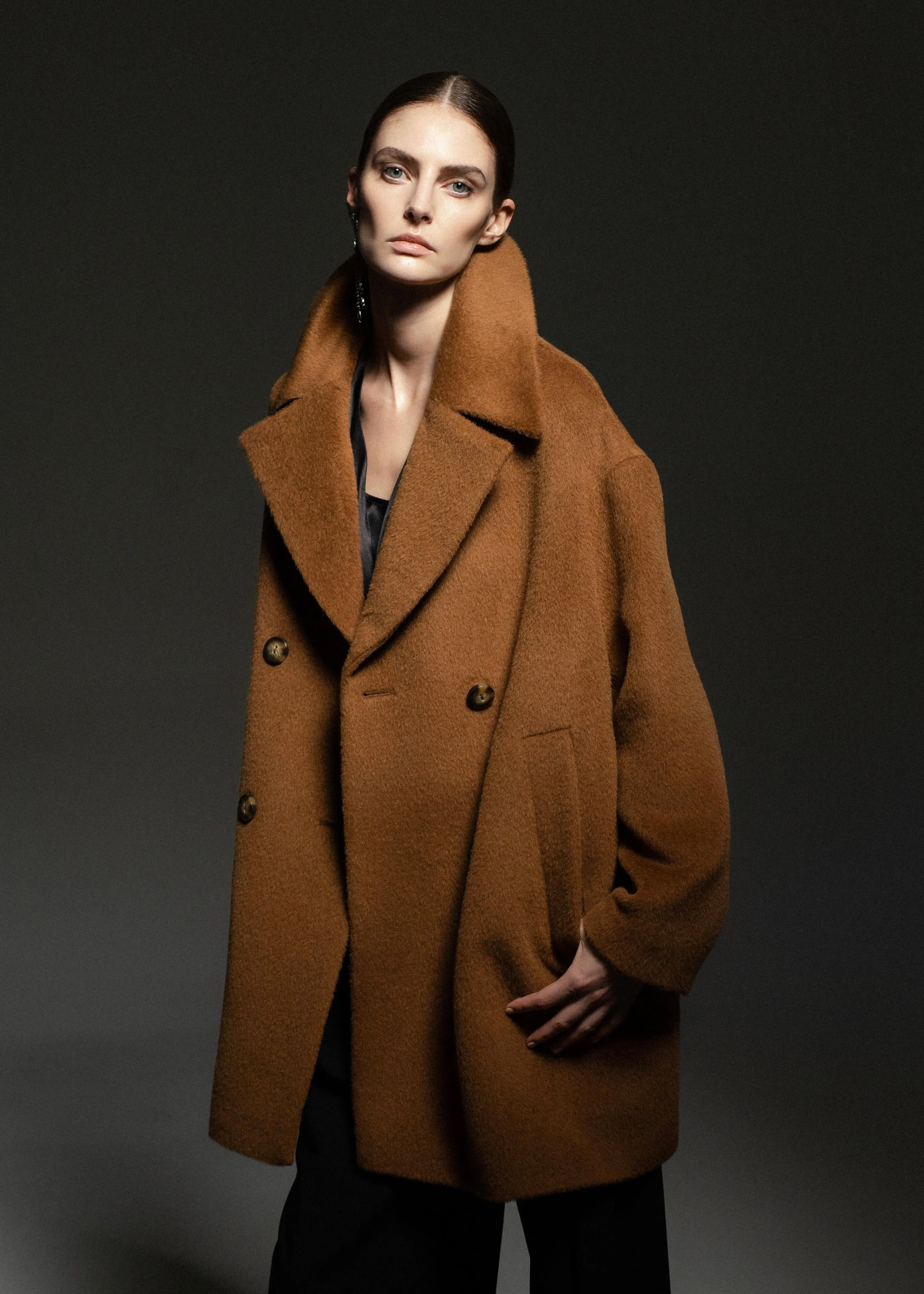 OVERSIZED TOPCOAT CAMEL