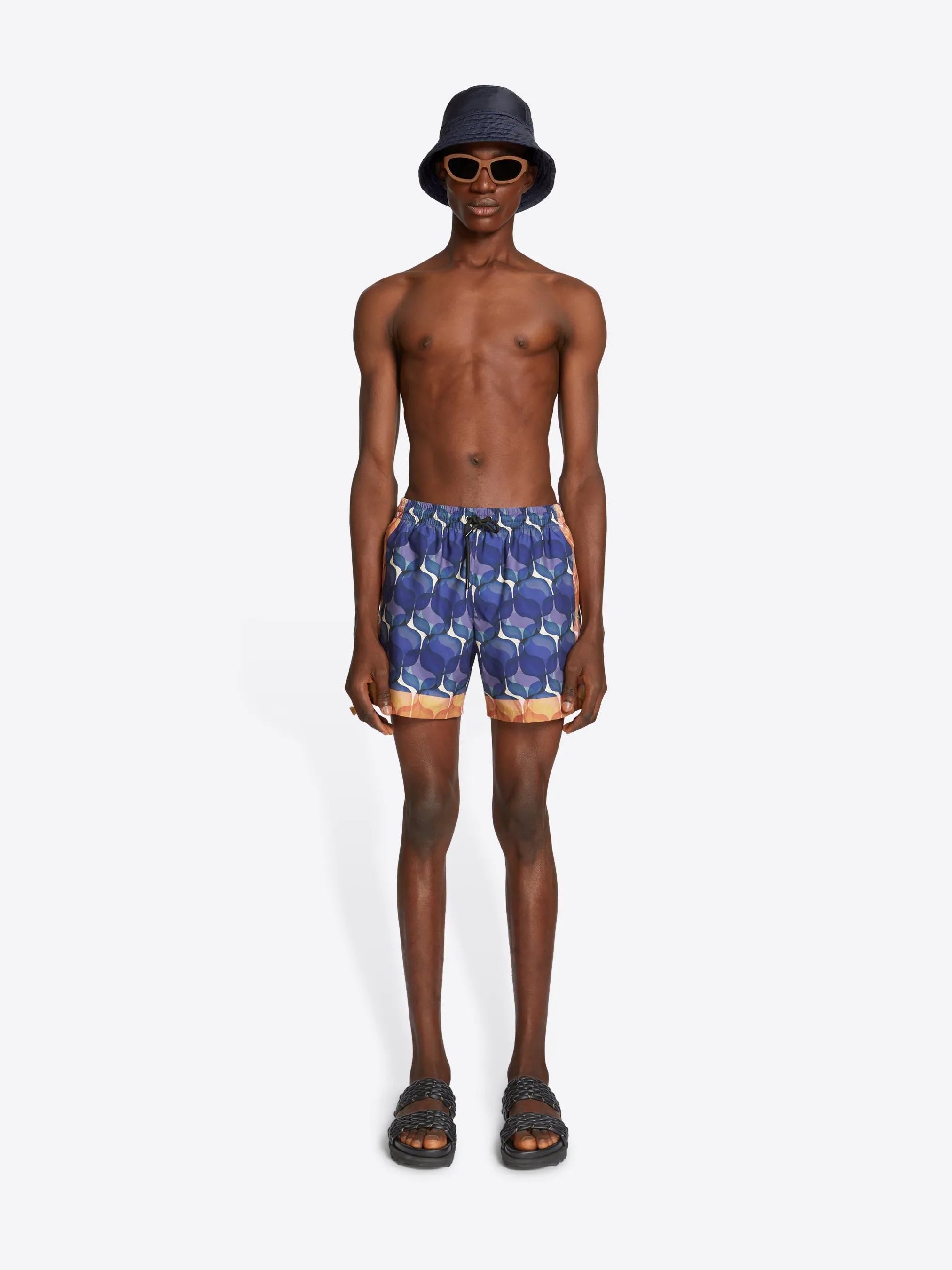 Printed swim shorts