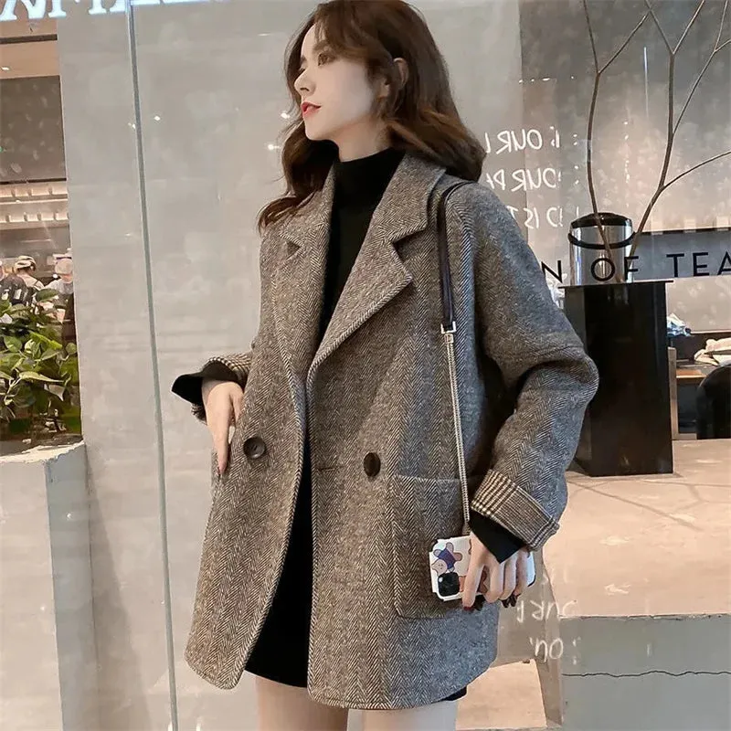 Seoul Chic Woolen Fusion Coat