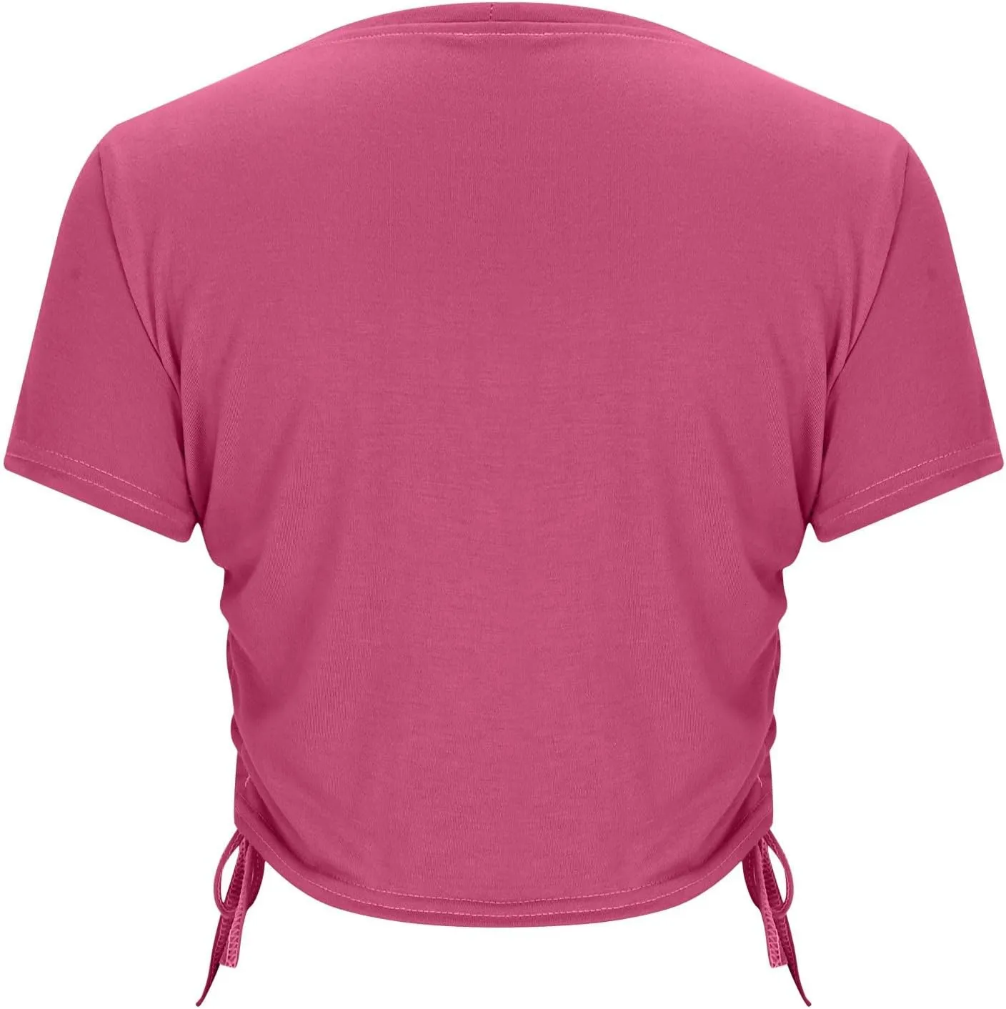 Short Sleeve Crop Tops for Women Classic Longline Baby Tee Workout T Shirt Top 2025 Summer Athletic Gym Top