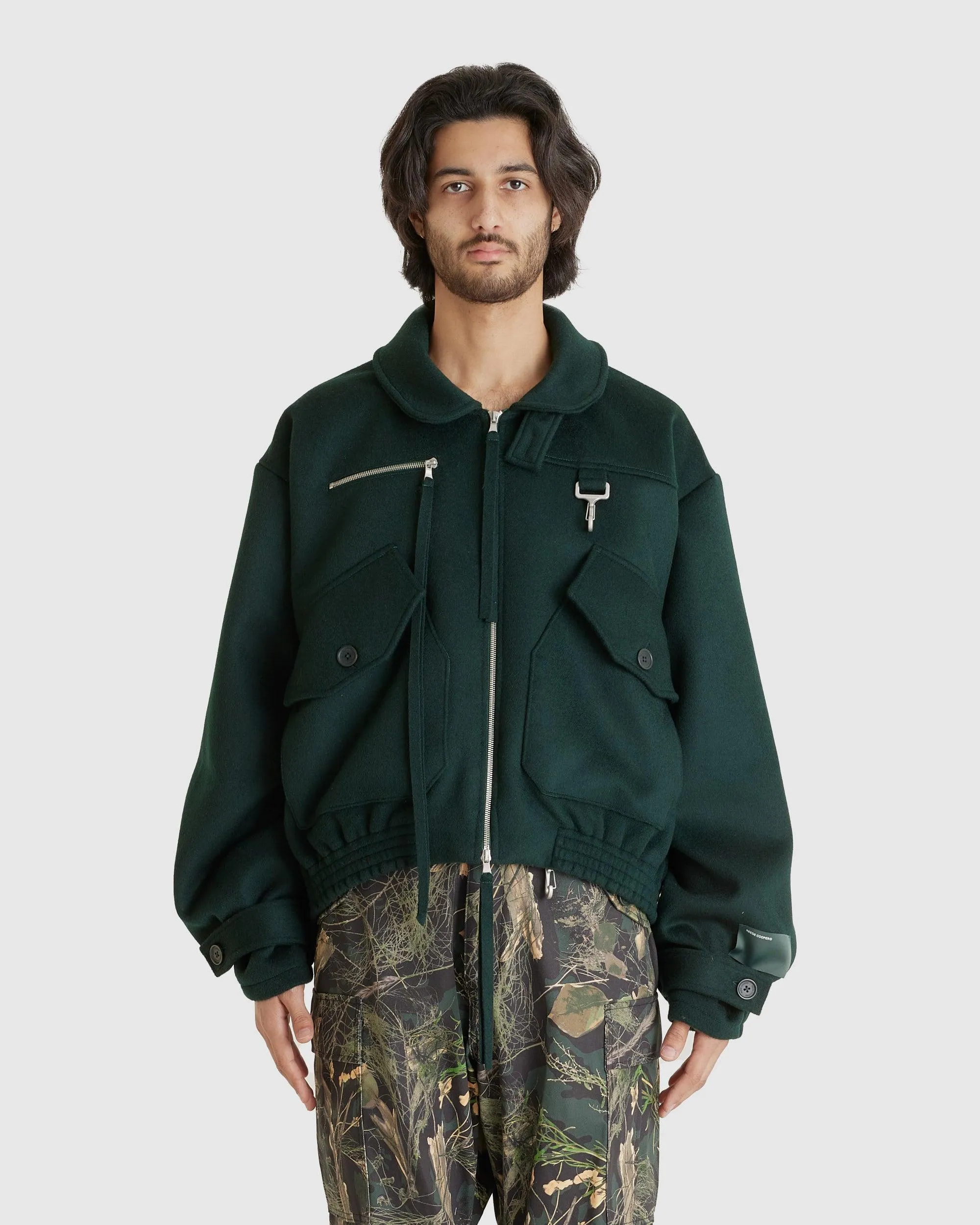 Storm Flap Jacket Forest Green