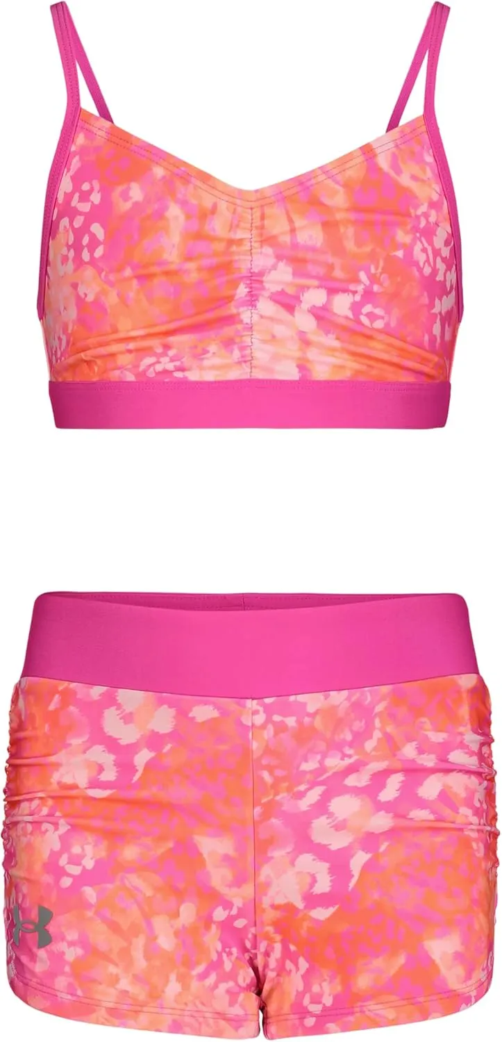 Under Armour Girls' Bikini and Shorts Swim Set