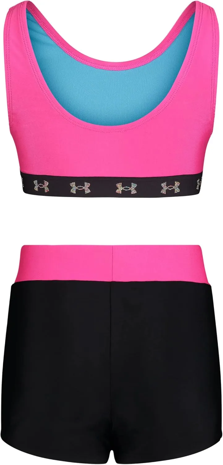 Under Armour Girls' Bikini and Shorts Swim Set