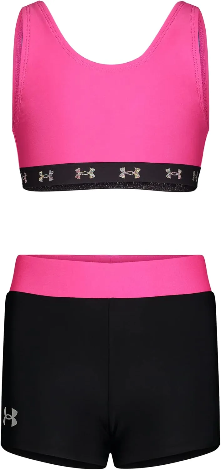 Under Armour Girls' Bikini and Shorts Swim Set